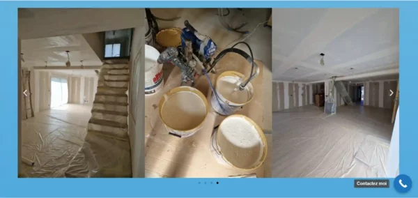 ex réalisation carrousel d'images site partenaire nvpeinture