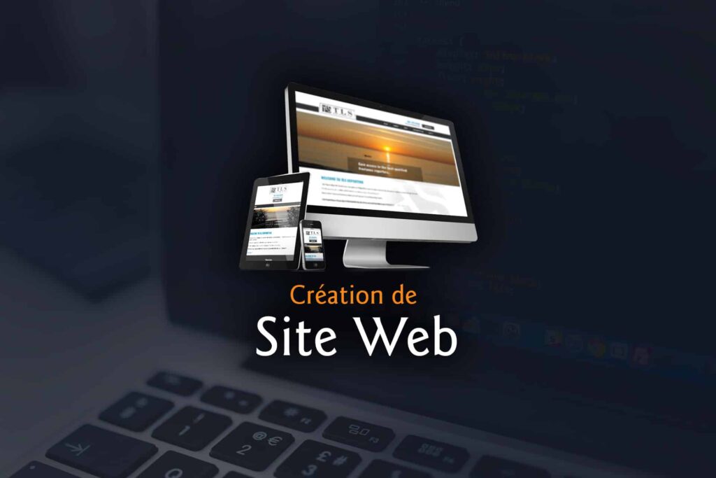 Service creationdesiteweb Écran affichant la création de sites web et de pages WordPress