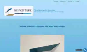 en tete page web nv peinture